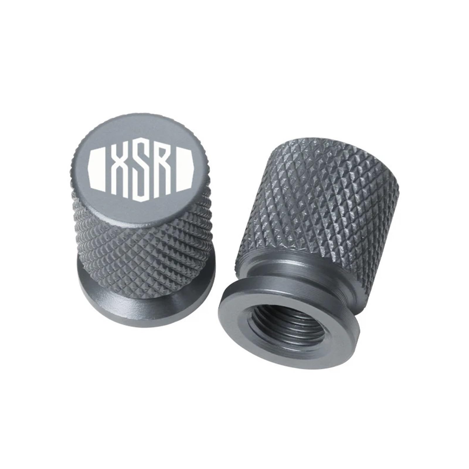 Motorradreifenventil Für XSR700 XSR 700 XSR900 XSR 900 XSR125 155 Zubehör Motorrad CNC Aluminium Reifen Ventil Air Port Stem Abdeckung Caps(Titanium) von JINYRYP