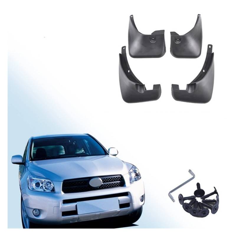 SJZC Für T&oyota RAV4 (XA30) 2006-2012 Auto-Schmutzfänger-Schutzreifen-Kotflügelschutz-Schmutzfänger KotflügelzubehörKotflügel Vorne Und HintenAuto-SchmutzfängerSpritzschutz Schmutzfänger hinten von JINZHI1