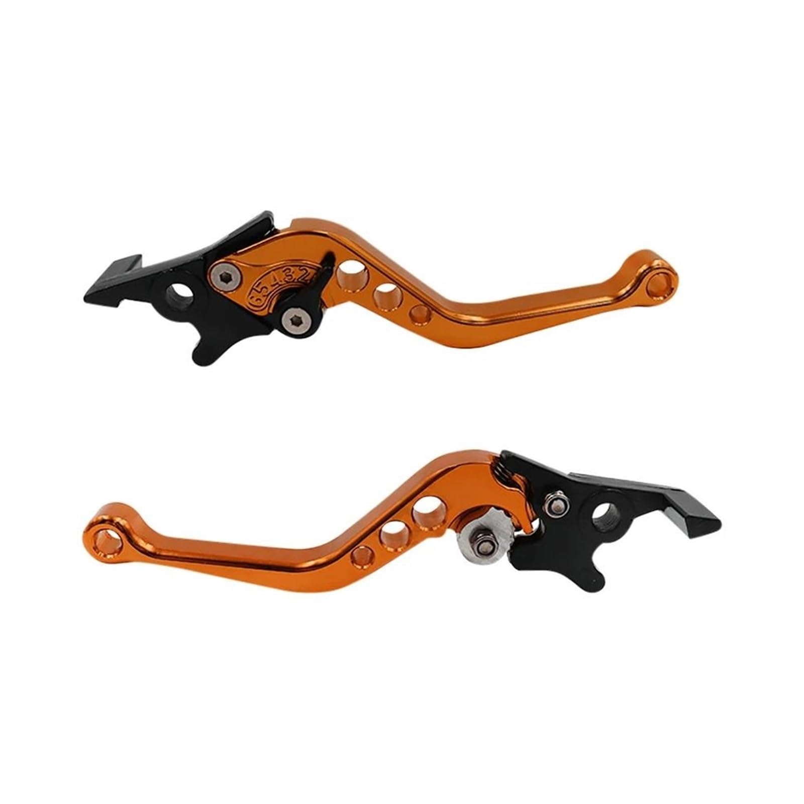 JIOEWS Moto Einstellbarer Bremsgriff 2 Pcs Universal Legierung Motorrad Brems Griff Einstellbare Größe Moto Motorrad Modifikation Kupplung Trommel Bremshebel Griff Moto Kupplung Bremshebel(1) von JIOEWS