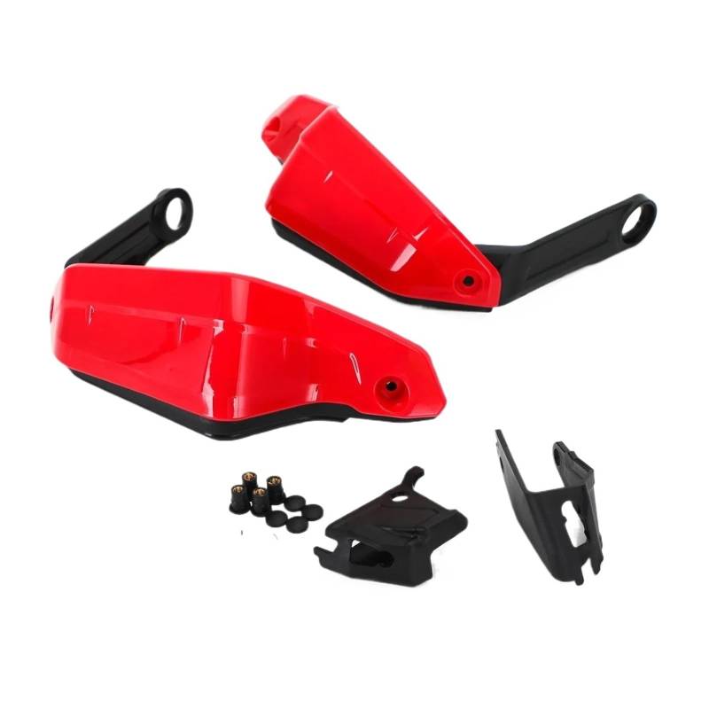 JIOEWS Motorrad Hand-Windschutz Handschutz Handschutz Schutz Windschutzscheibe Moto Rot für Afrika für Twin CRF1100L ADV Sports 2020 2021 2022 Wind Schild Hand Protector(4) von JIOEWS