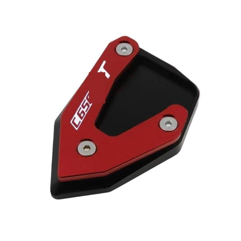 JIOEWS Motorrad Ständer Fuß Motorrad Aluminium Fuß Seite Stehen Verlängerung Ständer Enlarger Pad Unterstützung Platte Für C600 Sport C650GT 2012-2023 Verlängerung Pad Moto(3) von JIOEWS