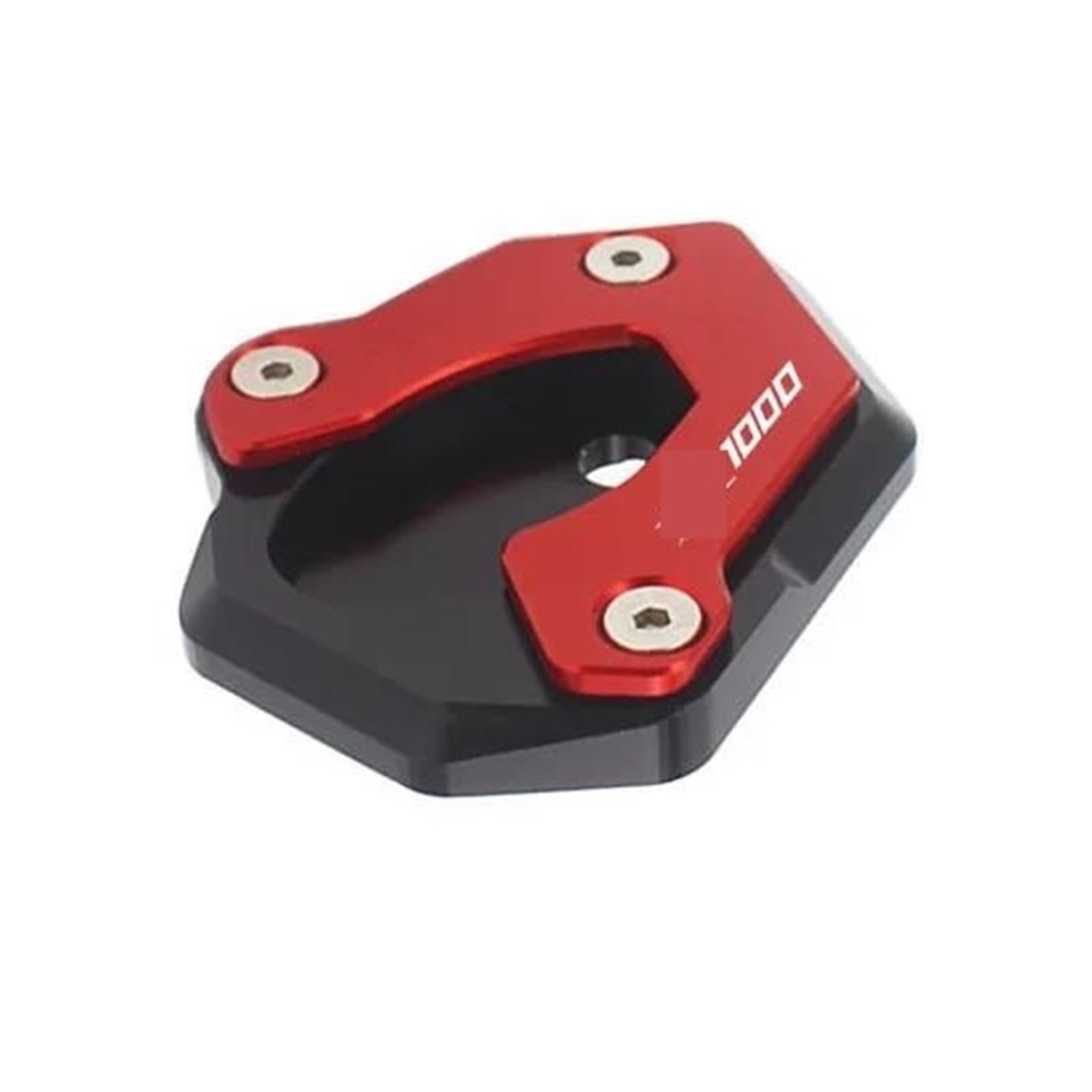 JIOEWS Motorrad Ständer Fuß Motorrad Fuß Stehen Enlarger Erweiterung Kickstand Platte Pad Für Kawasaki Für Z1000 2010-2020 Für Z1000XS 2011-2021 Verlängerung Pad Moto(5) von JIOEWS