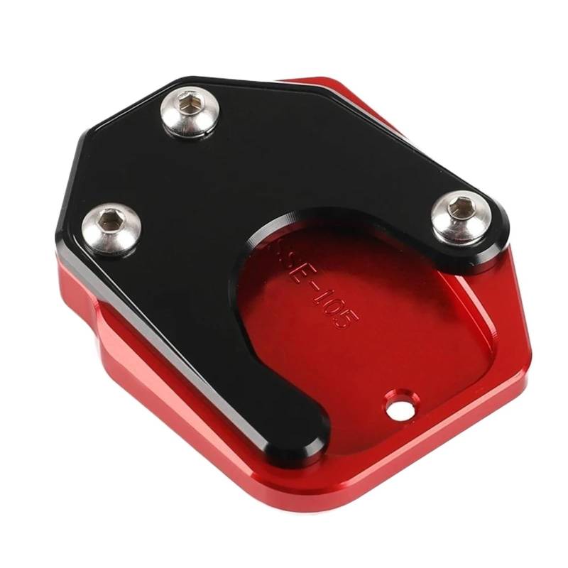 JIOEWS Ständer Verlängerung Pad Motorrad FÜR CBR500R 2013 2014 2015 2016 2017 2018 2019 2020 2021 Fuß Seite Stehen Pad Platte Kickstand Enlarger Unterstützung Verlängerung Verlängerungspolster(4) von JIOEWS