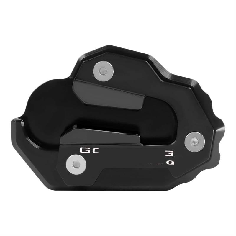 JIOEWS Ständer Verlängerung Pad Motorrad Motorrad CNC Kickstand Fuß Seitenständer Vergrößern Erweiterung Unterstützung Pad Für F6B GL1800 2018 2019-2023 Verlängerungspolster(2) von JIOEWS