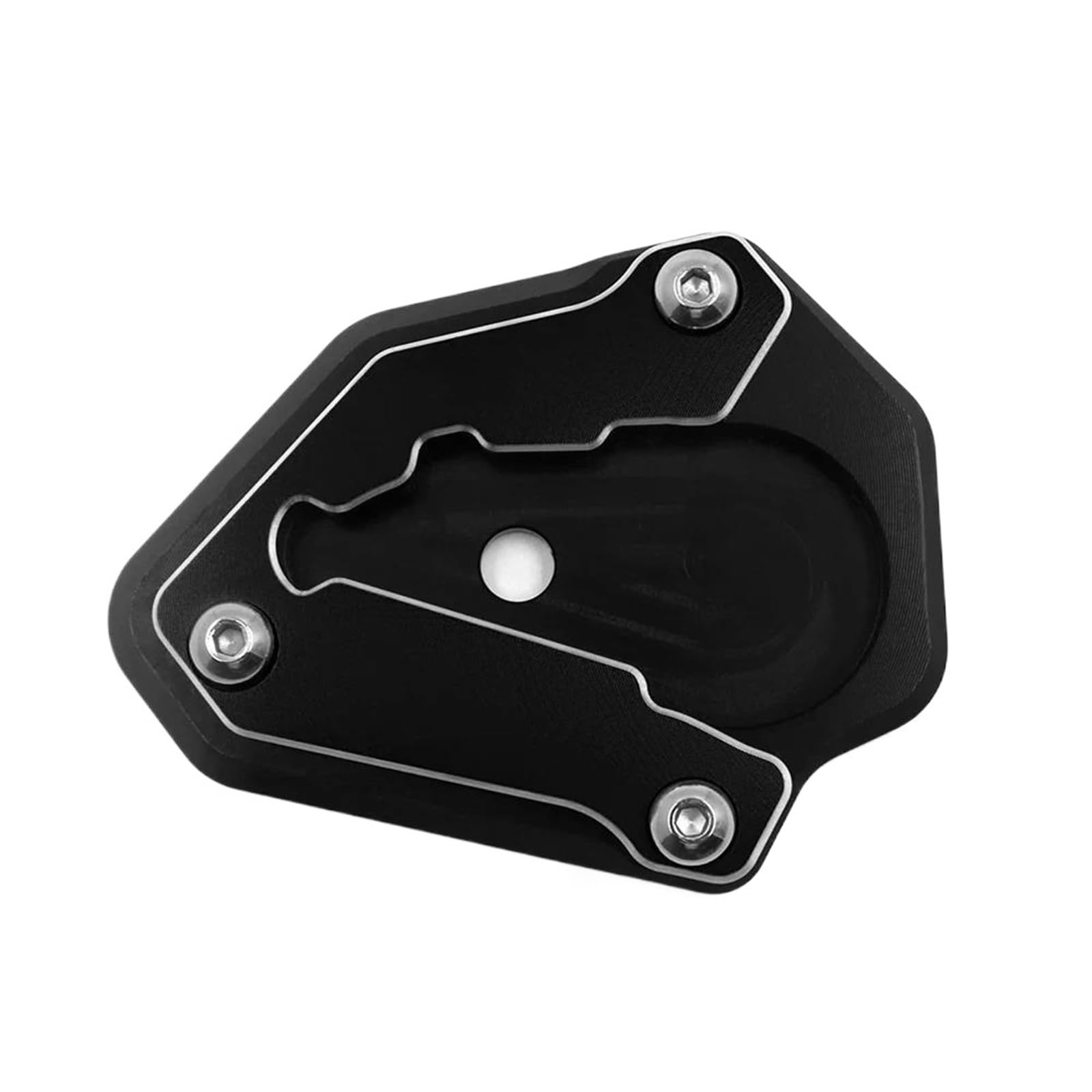 JIOEWS Ständer Verlängerung Pad Motorrad Motorrad CNC Kickstand Verlängerung Platte Für Ducati Für 848 1098 1198 Alle Jahr Fuß Seite Stehen Vergrößerer Pad Verlängerungspolster(1) von JIOEWS