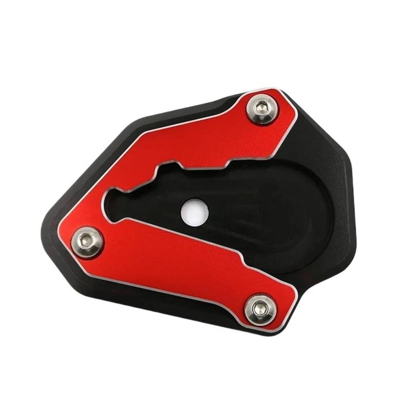 JIOEWS Ständer Verlängerung Pad Motorrad Motorrad CNC Kickstand Verlängerung Platte Für Ducati Für 848 1098 1198 Alle Jahr Fuß Seite Stehen Vergrößerer Pad Verlängerungspolster(2) von JIOEWS