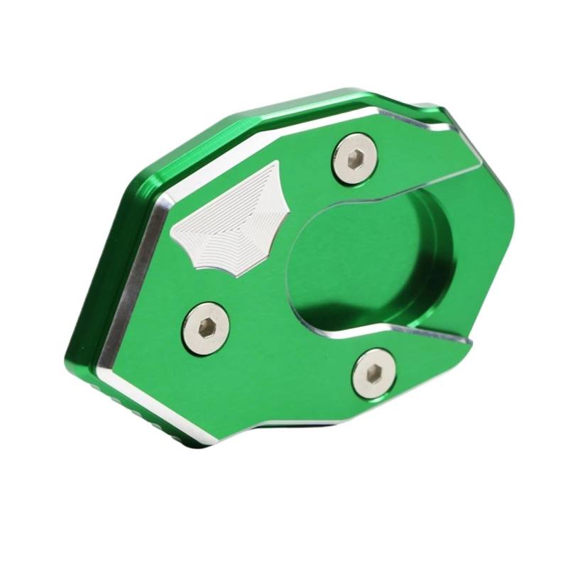 JIOEWS Unterstützung Stützplatte Motorrad Zubehör CNC Kickstand Fuß Seite Stehen Verlängerung Pad Unterstützung Platte Vergrößern Stehen Für Kawasaki Für Z300 Alle Jahre Verlängerung Pad Moto(5) von JIOEWS