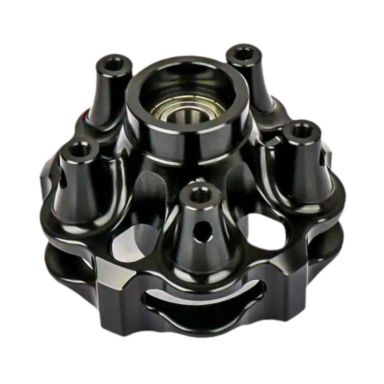 JISADER CNC Aluminium Vorderrad für Rollerreparaturteile, Schwarz von JISADER