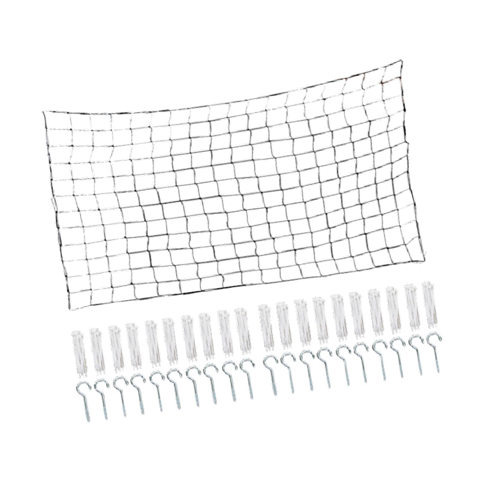 JISADER Pool Toy Float Storage Net mit 20 Haken Zaunnetzhalter für Schwimmringpool Schwimmer von JISADER