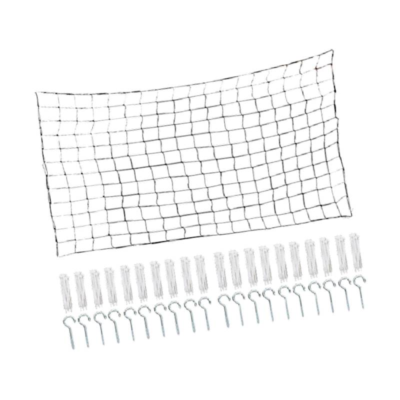 JISADER Pool Toy Float Storage Net mit 20 Haken Zaunnetzhalter für Schwimmringpool Schwimmer von JISADER