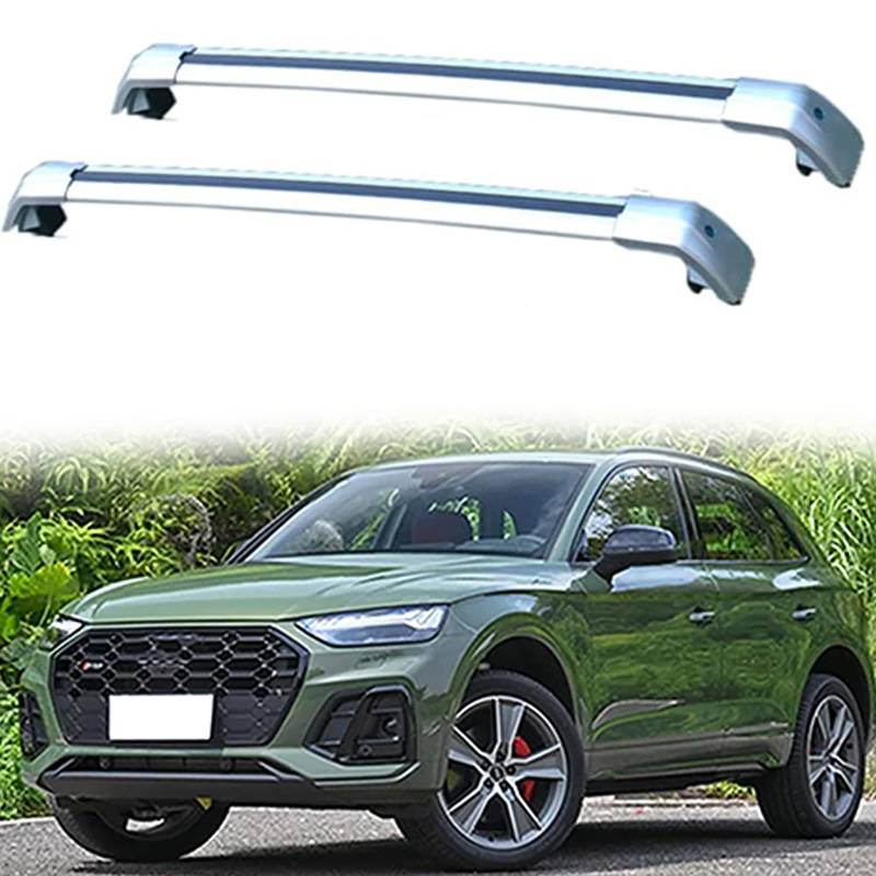 2 Stück Dachträger Relingträger Dachgepäckträger Für Audi Q5/SQ5 8R SUV 2008-2023, Aluminium Querträger Fahrradträger Dachboxen Dachgepäckablager Boxen Transportsysteme Auto Zubehör von JITEM