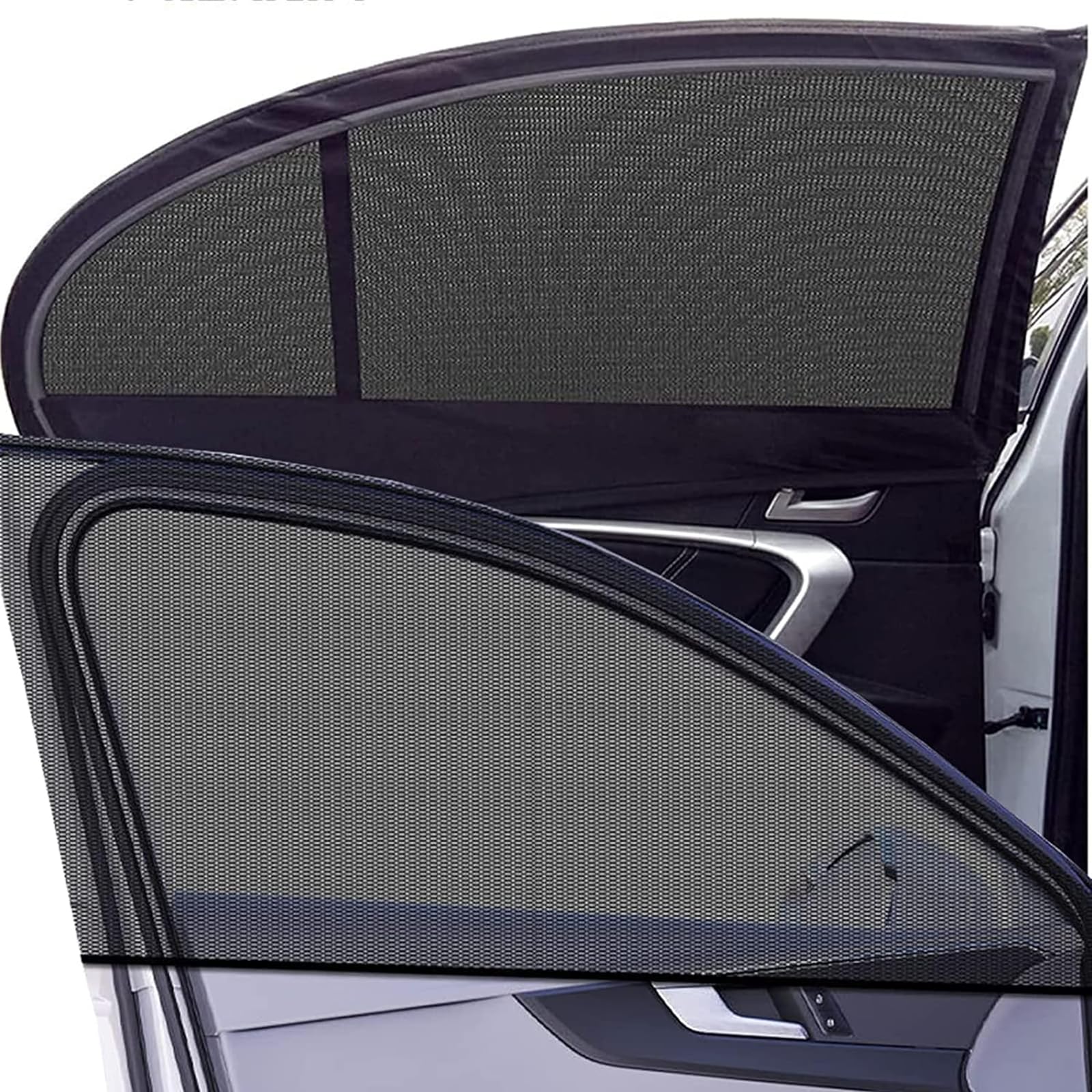 2 Stück Sonnenschutz Auto Baby Für Hyundai Kona SX2 2024 2025, Universal Auto Sonnenblende Seitenfenster Atmungsaktive Netz UV-Schutz und Hitzeschutz Zubehör von JJNIENUS