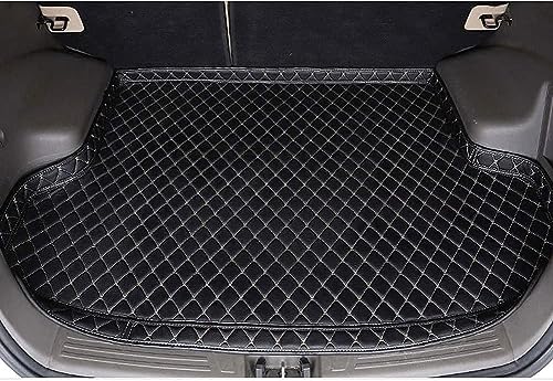 Maßgeschneiderte Kofferraummatte aus Leder für Maserati Quattroporte 2013-2019, wasserdichte, rutschfeste Kofferraummatten, staubdichte, kratzfeste Kofferraummatten für den hinteren Kofferraum,B von JJPSFDSP