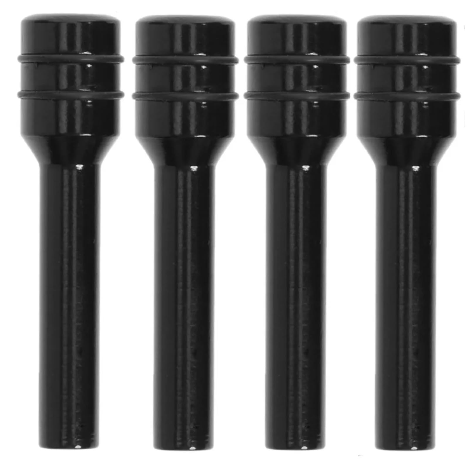 Auto Verriegelungsknopf Auto LKW Innentürverriegelungsknopf Zugstifte Türverriegelungsstifte Verriegelungsstift Schraube Knopf Innengewinde M4 Türverriegelungsbolzen Stift Knopf Stick(Black,4pcs) von JJRFVBGT