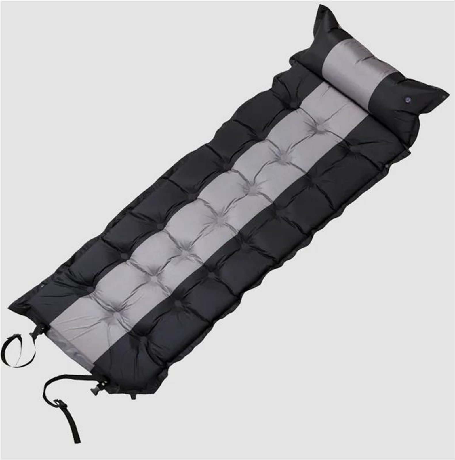 JJRFVBGT Auto Luftmatratze 65 cm * 120 cm Auto-Luftbett, Universelles Aufblasbares Camping-Pad-Kissen Mit Kissen, Tragbare Automatische Luftmatratze, Outdoor-Matte, Auto-Reisebett(Black) von JJRFVBGT