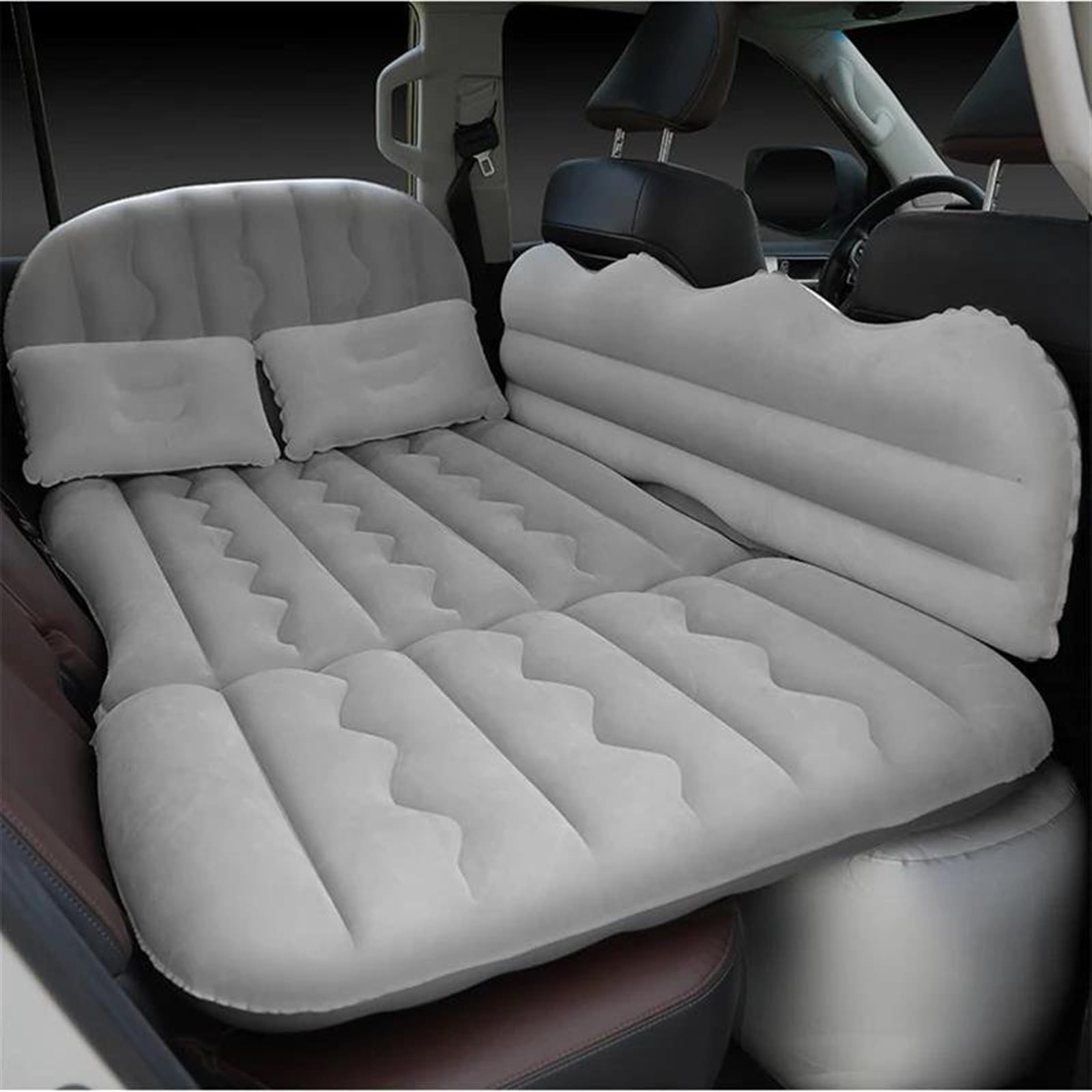 JJRFVBGT Auto Luftmatratze Auto Aufblasbare Luftmatratze Bett Weiche Bequeme Reise Bett Pad Auto Auto SUV Stamm Fahrzeug-Montiert Matratze Universal(3) von JJRFVBGT