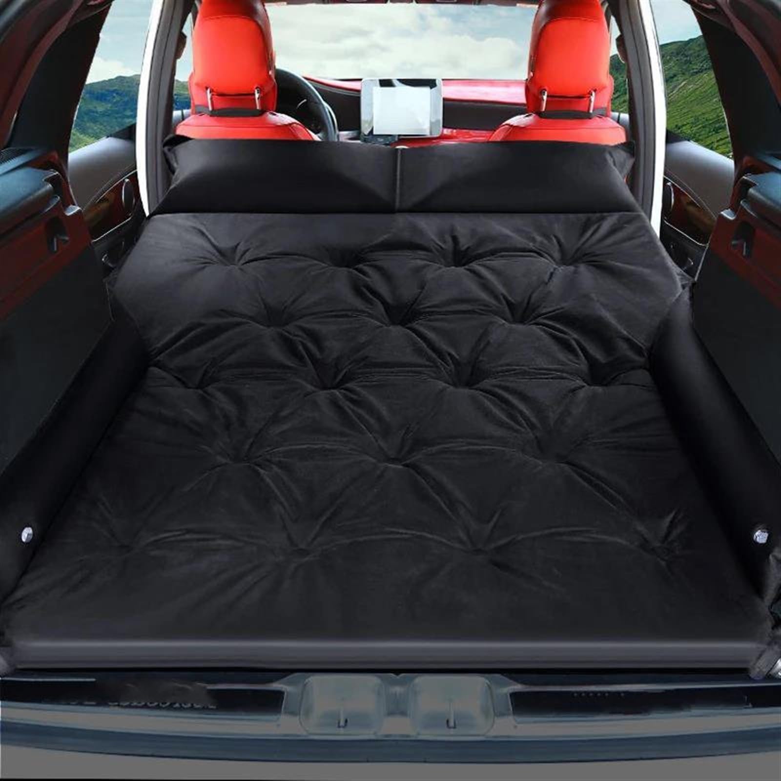 JJRFVBGT Auto Luftmatratze Auto Aufblasbares Bett Auto Liefert Hinten Aufblasbare Matratze Auto Mittleren Reise Bett Beflockung Luft Kissen Bett Auto Matratze(color1) von JJRFVBGT