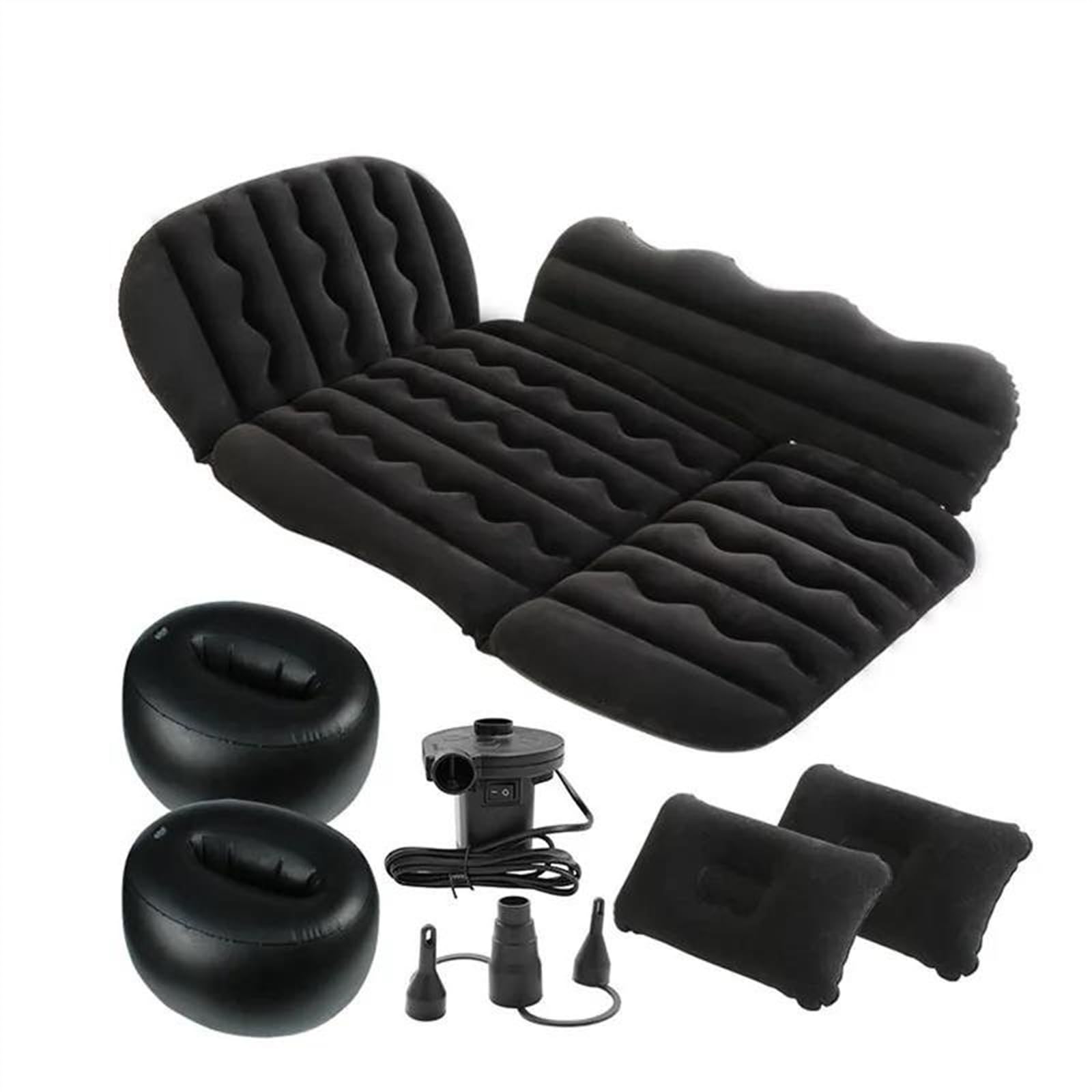 JJRFVBGT Auto Luftmatratze Auto Luft Aufblasbare Reise Matratze Bett Universal Für Rücksitz Multi Funktionale Sofa Luft Bett Kissen Outdoor Camping Matte(color1) von JJRFVBGT