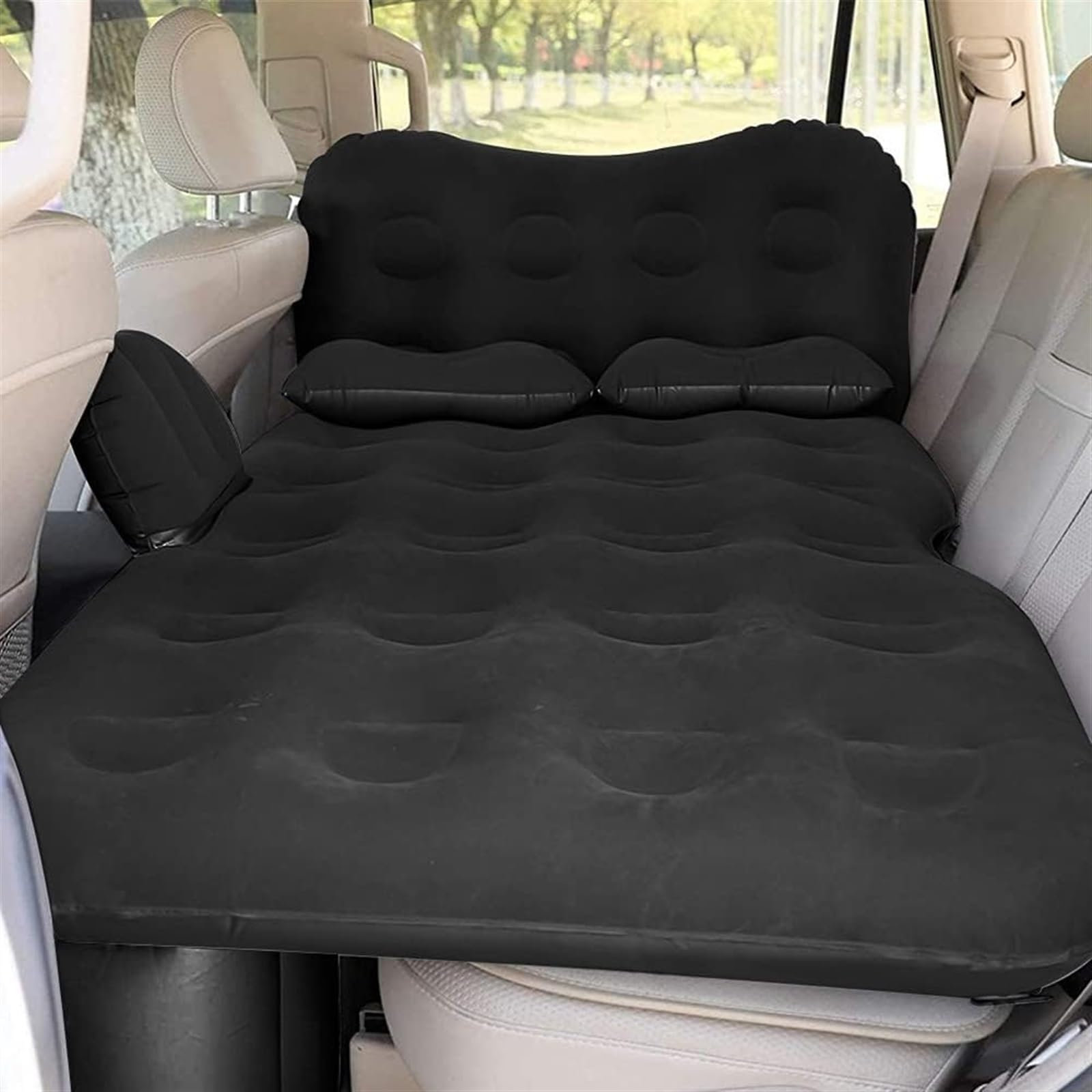 JJRFVBGT Auto Luftmatratze Auto Reise Bett Automatische Luft Matratze Isomatte Aufblasbare Rücksitz Bett Outdoor Kissen Camping Sofa Bett Zubehör(2) von JJRFVBGT