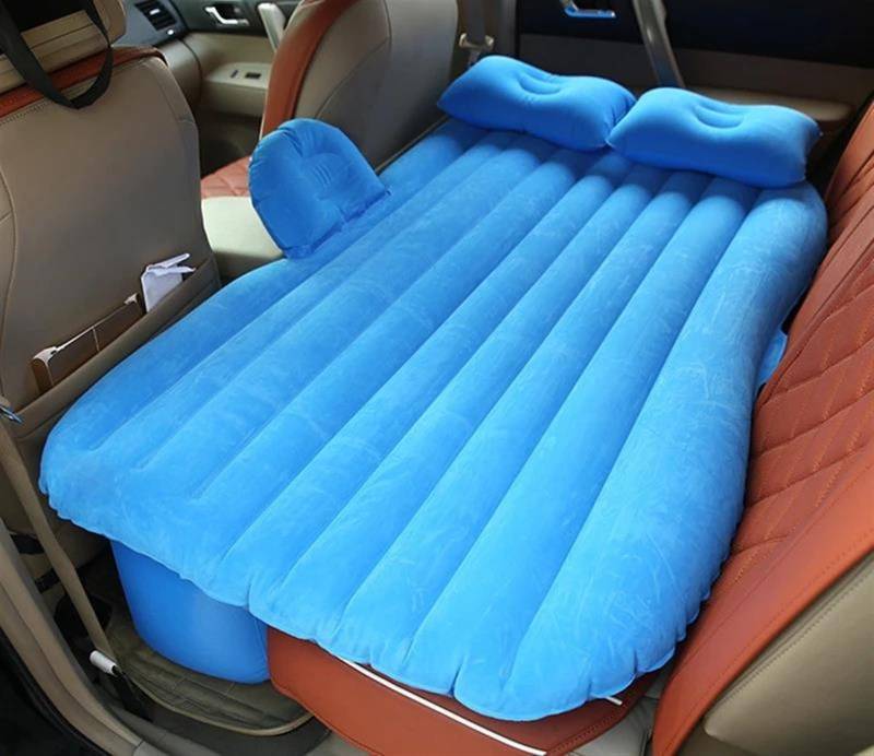 JJRFVBGT Auto Luftmatratze Auto Reise Bett Luft Aufblasbare Matratze Rücksitz Rest Kissen Schlafen Betten Camping Sofa Universal Aufblasbare Couch Zubehör(color1) von JJRFVBGT