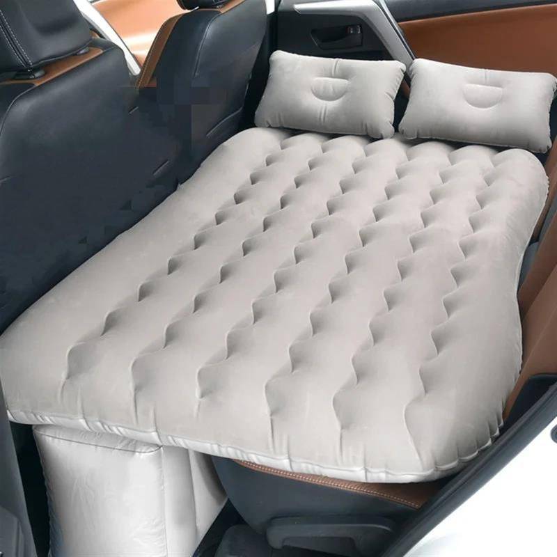 JJRFVBGT Auto Luftmatratze Auto Reisebett Aufblasbares Sofa Schlaflehne Für Sitz Luftmatratze Aufblasbare Matratze Luftbetten Campingbett Outdoor Matratze Rest Autozubehör(Gray) von JJRFVBGT