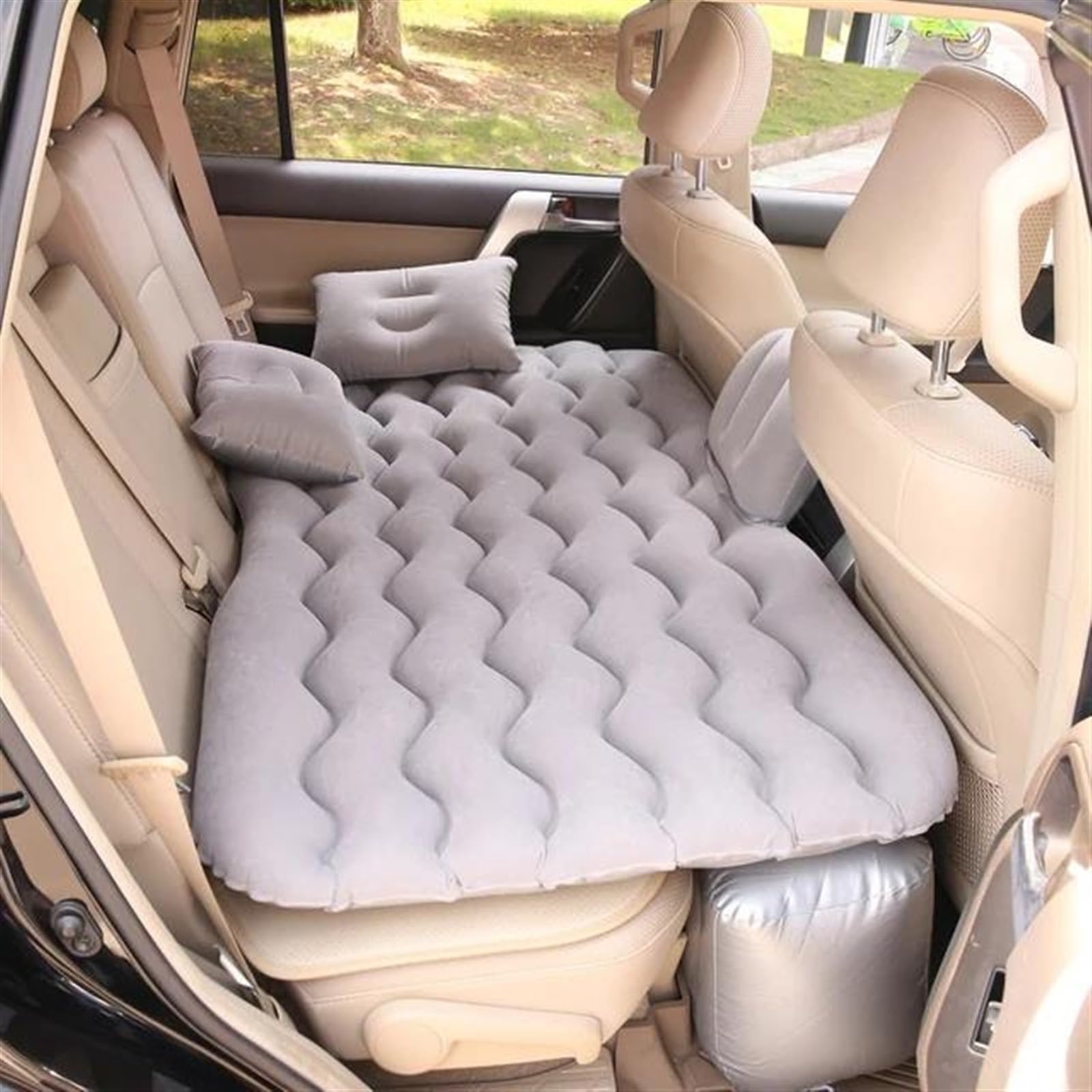 JJRFVBGT Auto Luftmatratze Kompatibel Mit Auto, SUV, MPV, Multifunktionale Aufblasbare Luftmatratze, Luftmatratze, Bett Für Erwachsene, Schlafmatratze, Reisebett, 130 X 70 cm(4) von JJRFVBGT