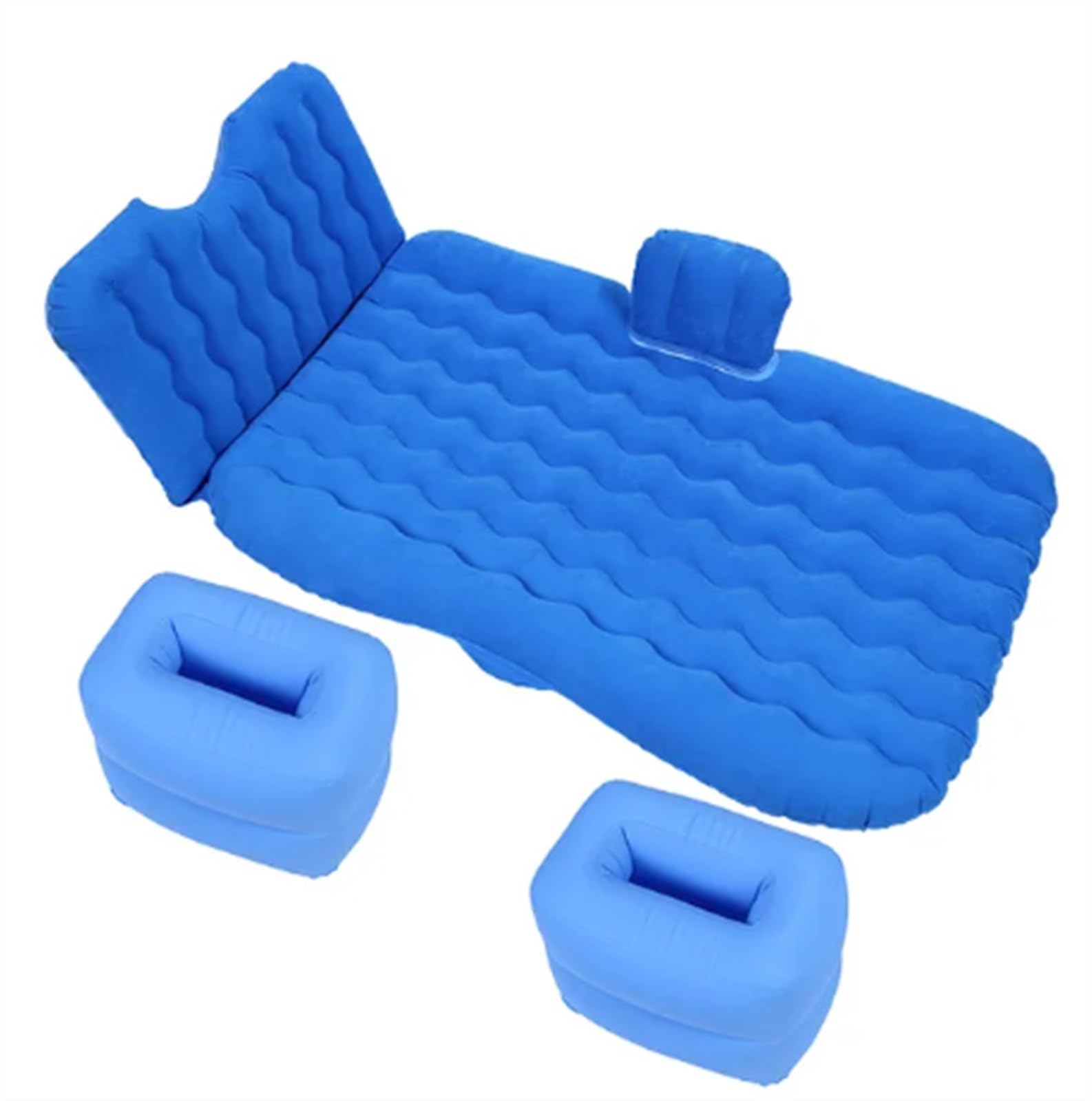 JJRFVBGT Auto Luftmatratze Verlängern Auto Luft Inflation Reise Bett Matratze Universal Zurück Für Sitz Unterstützung Outdoor Camping Matte Kissen Luft Matratze Luft Bett 80cm * 150cm(Blue) von JJRFVBGT