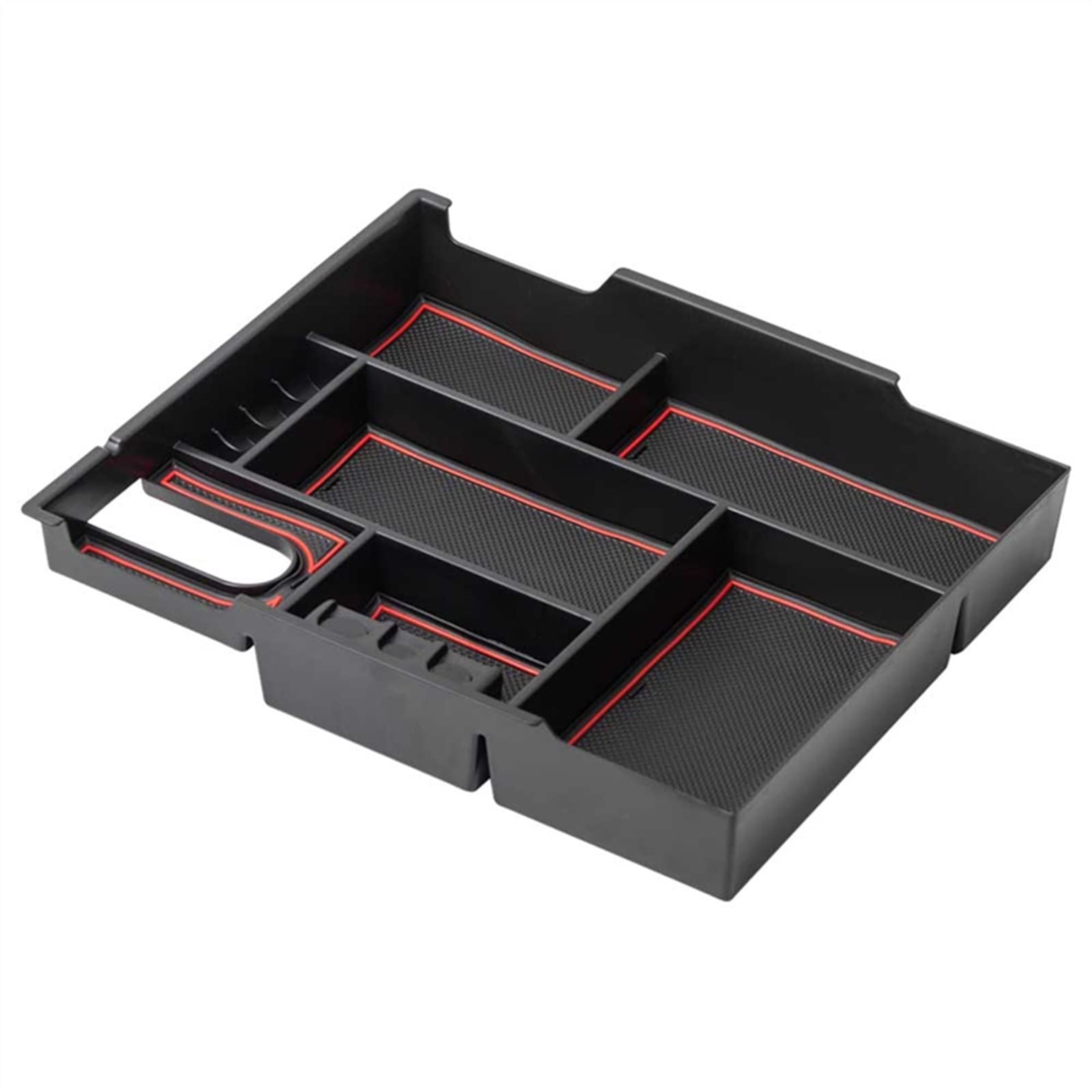 JJRFVBGT Auto Mittelarmlehne Aufbewahrungsbox Kompatibel Mit Toyota Für Tundra 2014 2015 2016 2017 2018 2019 2020 Zubehör Mittelkonsole Organizer Auto Zentrale Steuerung Tray(003) von JJRFVBGT