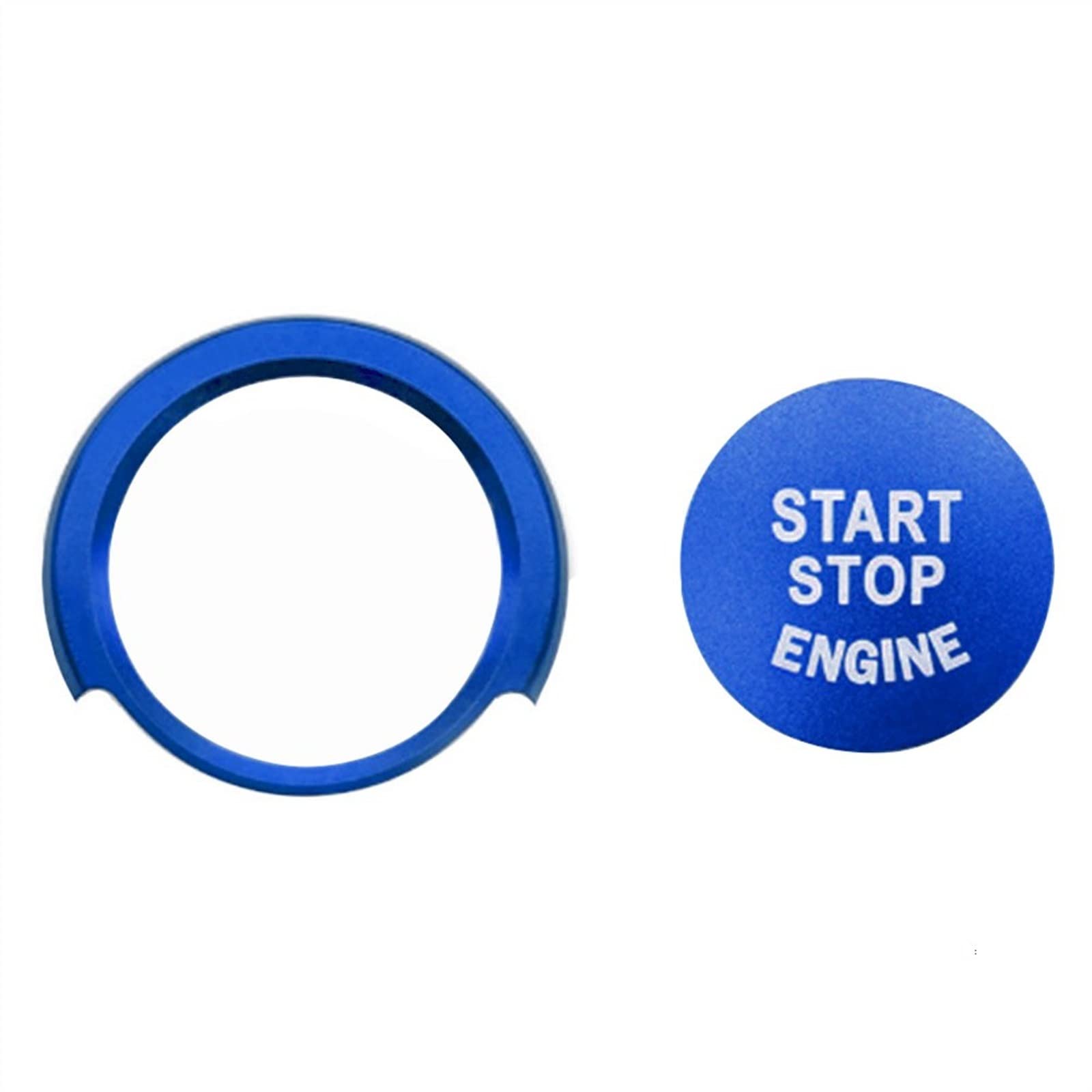 JJRFVBGT Auto Schalter Dekoration Für 1 2 3 4 Serie X1 F48 F20 F21 F30 F32 F33 F34 F36 F45 F46 Auto Motor Startknopf Aufkleber Zündknopf Ring Verkleidungsabdeckung(Blue) von JJRFVBGT