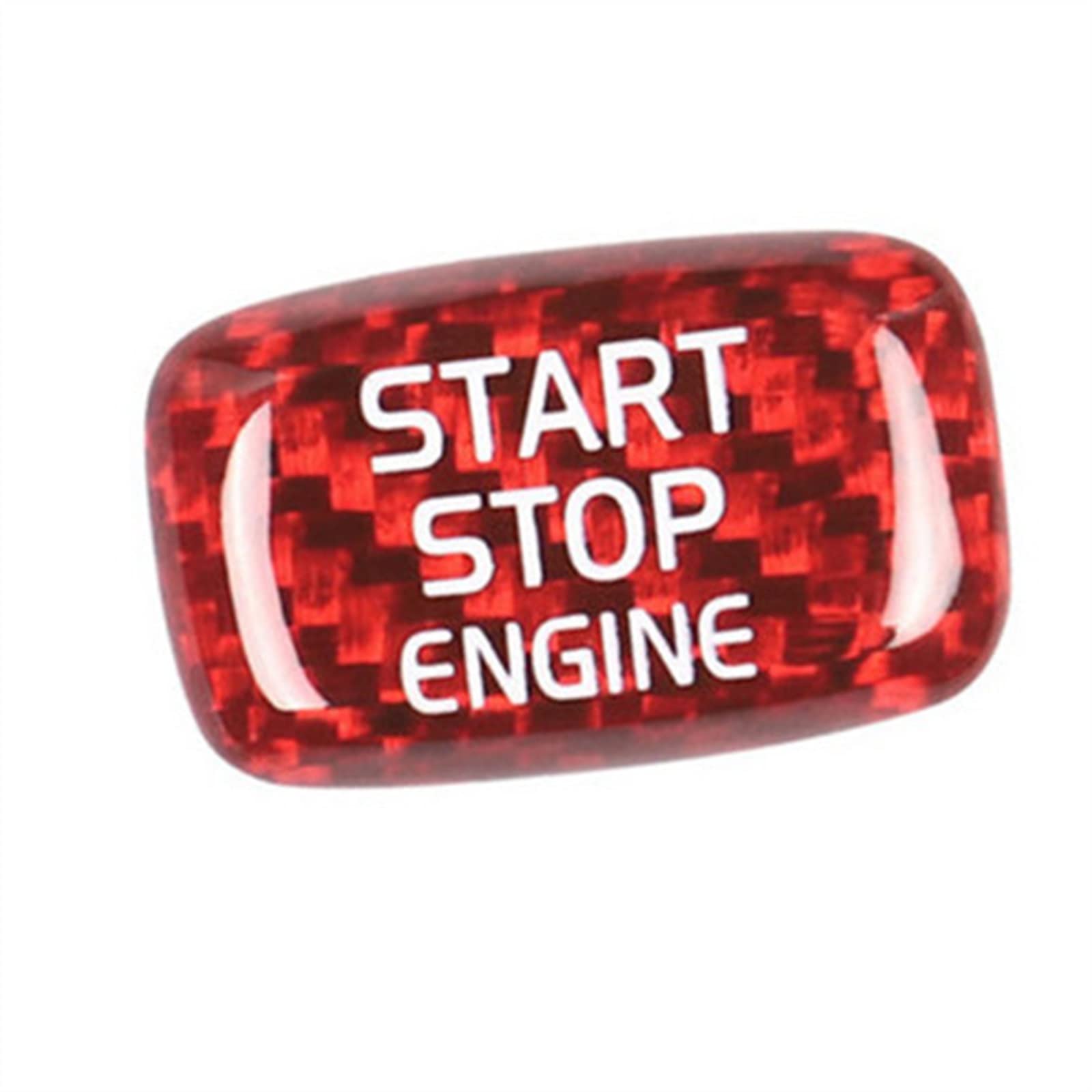 JJRFVBGT Auto Schalter Dekoration Kompatibel Mit Volvo Für XC60 2011-2017 Auto-Knopf-Aufkleber One-Button-Start Engine Ignition Start Stop Push Dekorative Aufkleber(Red) von JJRFVBGT