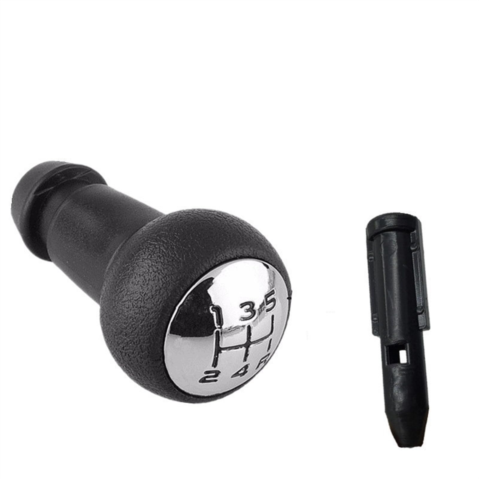 JJRFVBGT Auto Schaltknauf Hebel Kompatibel Mit Citroen C3 C4 C5 5-Gang-Auto-Schaltknauf-Griffkopf PU-Handhebel-Stick-Gamasche-Kofferraumabdeckungskragen(Gear KNOB Sleeve) von JJRFVBGT