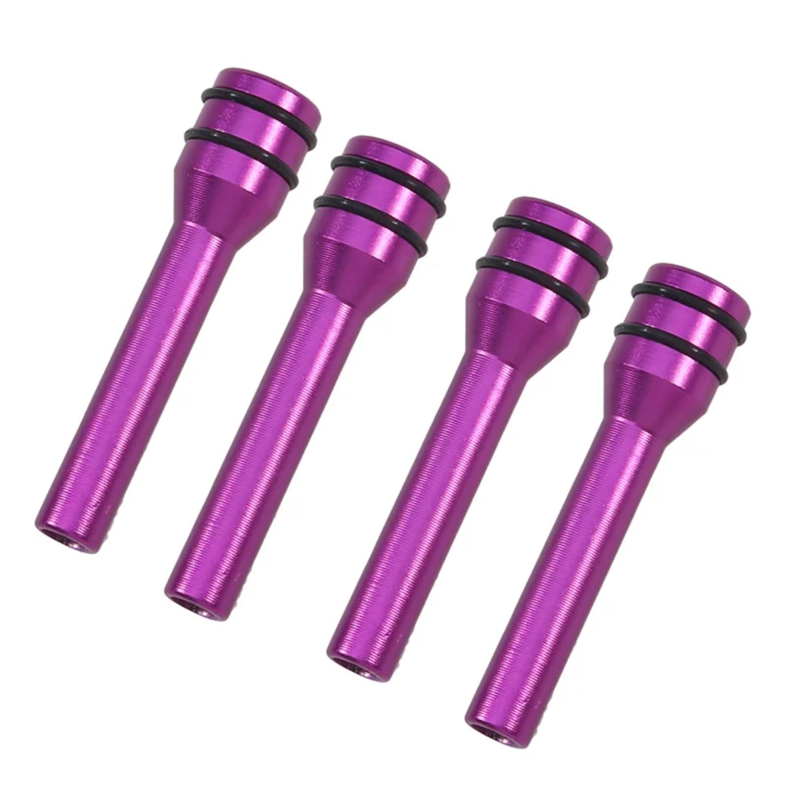 JJRFVBGT Auto Verriegelungsknopf 4Pcs Auto Türschloss Pin Türschloss Stange 50mm Knob Pull Universal Tür Lock Picking Latch Pins Tür Hebe Und Verriegelung Knopf(Purple) von JJRFVBGT