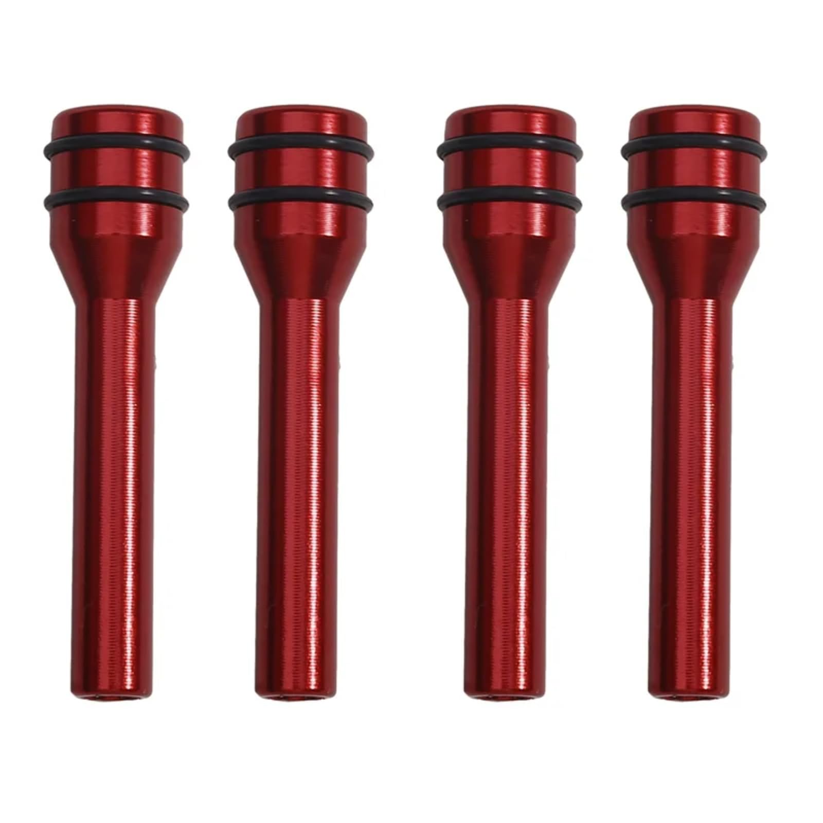 JJRFVBGT Auto Verriegelungsknopf 4Pcs Auto Türschloss Pin Türschloss Stange 50mm Knob Pull Universal Tür Lock Picking Latch Pins Tür Hebe Und Verriegelung Knopf(Red) von JJRFVBGT