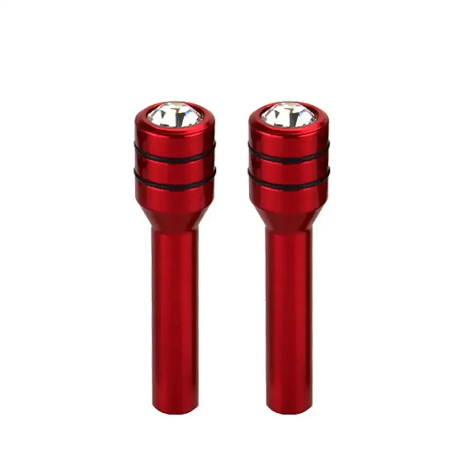 JJRFVBGT Auto Verriegelungsknopf Kompatibel Mit Chevrolet Für Cruze Für Aveo Für Lacetti Für Captiva 2 Stück Autotürverriegelungsstifte Türverriegelungsbolzen Pin Knob Stick(Red) von JJRFVBGT