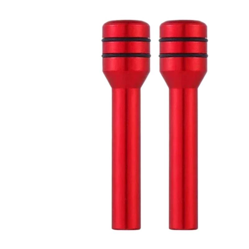 JJRFVBGT Auto Verriegelungsknopf Kompatibel Mit VW Für Bora Für Passat B6 B5 B7 2 Stück Autozubehör Türverriegelungsknöpfe Türverriegelungsbolzen Pin Knob Stick(Red) von JJRFVBGT