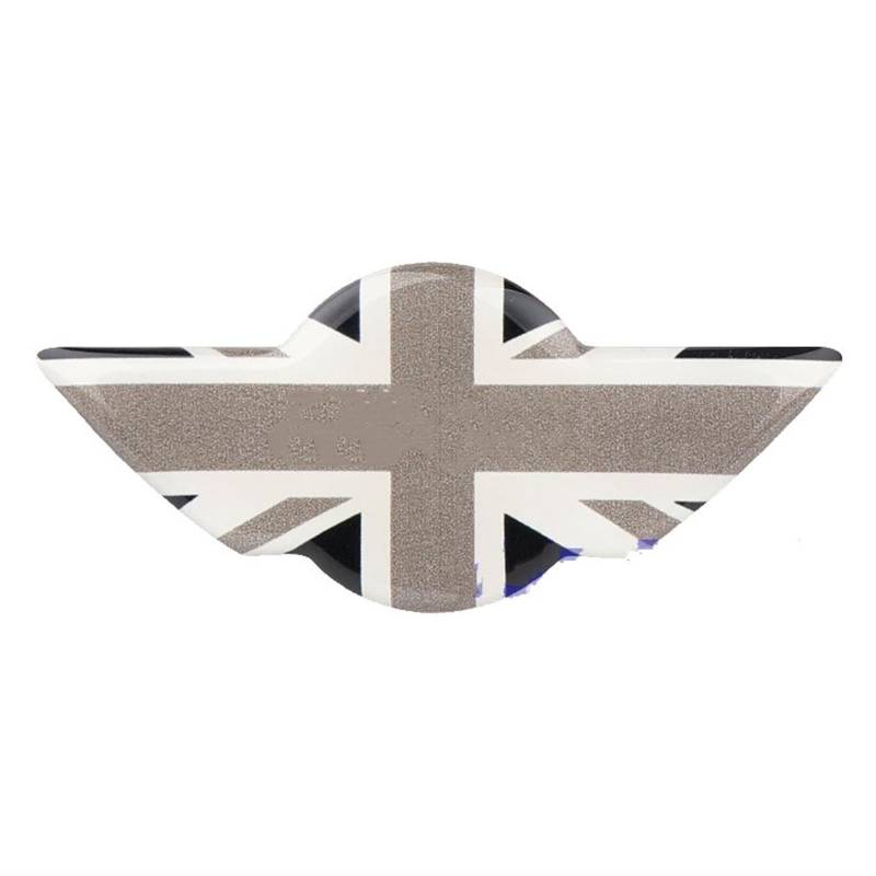 JJRFVBGT Autoinnenteile Auto Innenraum Union Jack Lenkrad Emblem Aufkleber Kompatibel Mit Mini Für Cooper Für R50 R52 R53 R55 R56 R60 R61 F54 F55 F56 F57 F60(2) von JJRFVBGT