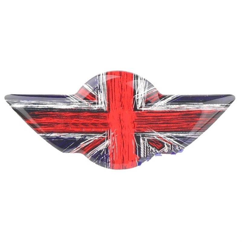 JJRFVBGT Autoinnenteile Auto Innenraum Union Jack Lenkrad Emblem Aufkleber Kompatibel Mit Mini Für Cooper Für R50 R52 R53 R55 R56 R60 R61 F54 F55 F56 F57 F60(3) von JJRFVBGT