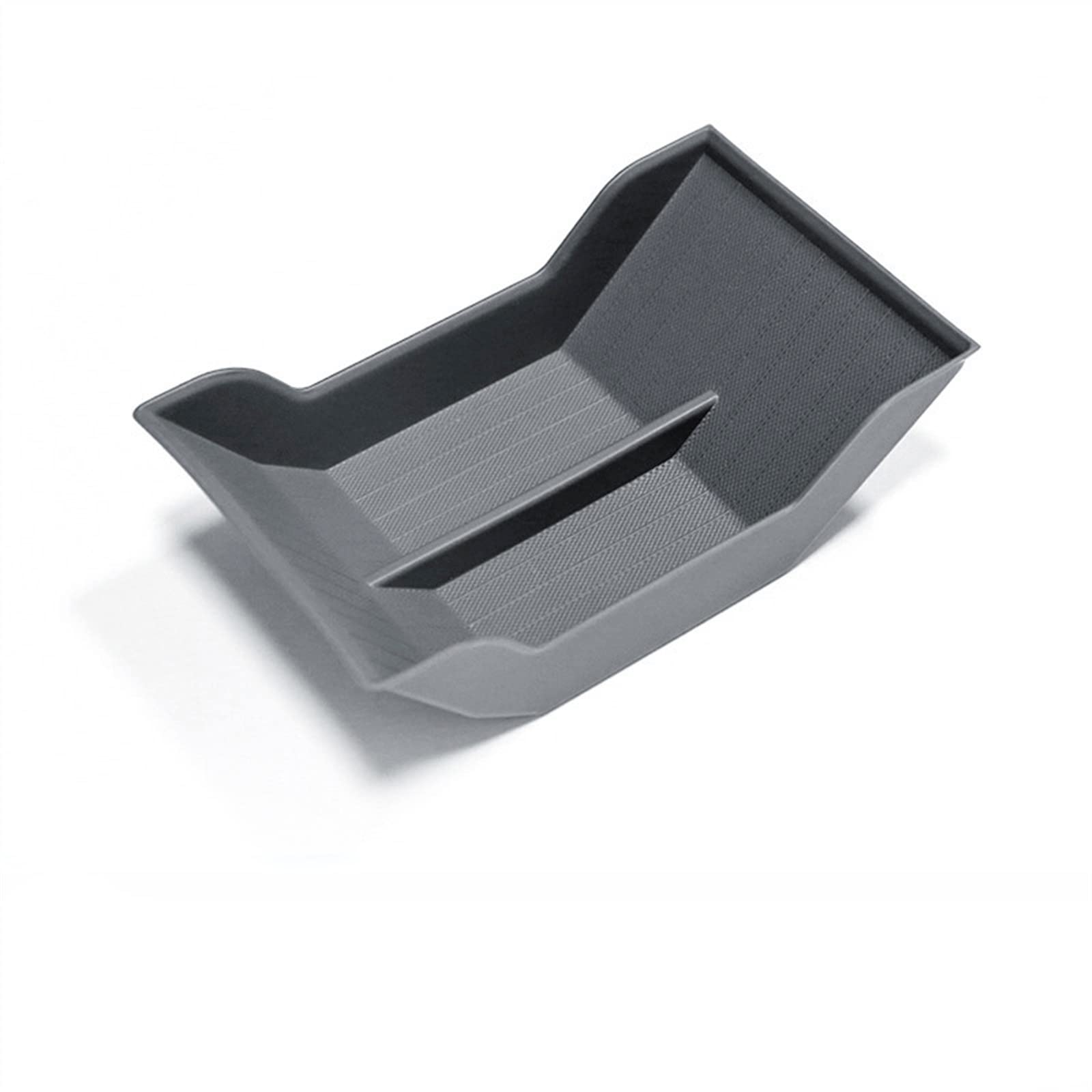 JJRFVBGT Autoinnenteile Mittelkonsolen-Aufbewahrungsbox Mittelarmlehnen-Organizer-Fach Innen Kompatibel Mit Tesla Für Model 3 2021 2022 2023(Grey Front) von JJRFVBGT