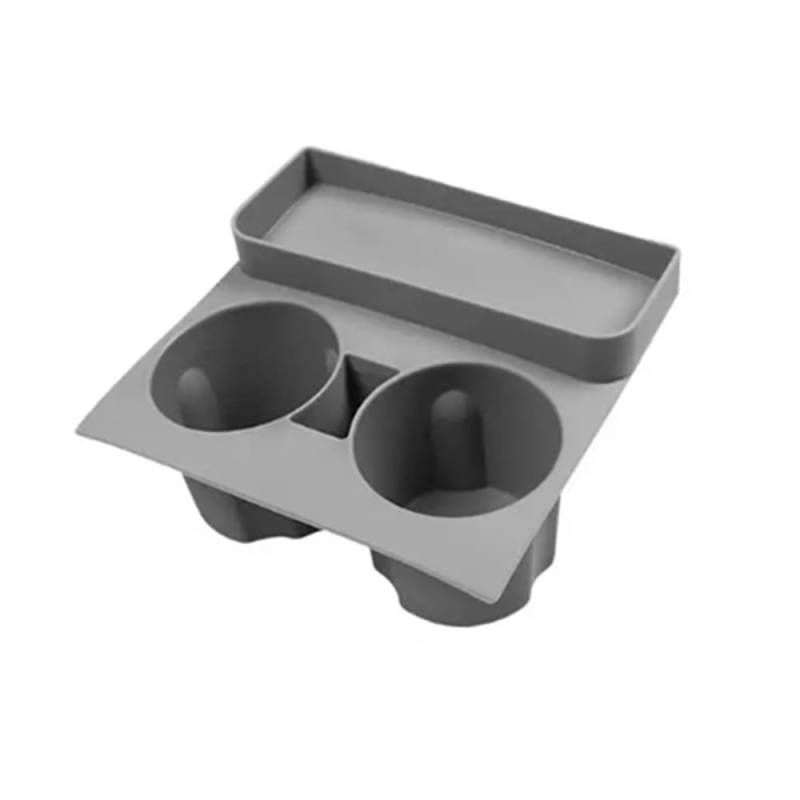 JJRFVBGT Getränkehalter Kompatibel Mit Tesla Für Model 3 Für Model Y Center Cup Holder Einsatz Silikon Center Cup Holder Auto Getränkehalter Getränkeständer(Grey) von JJRFVBGT