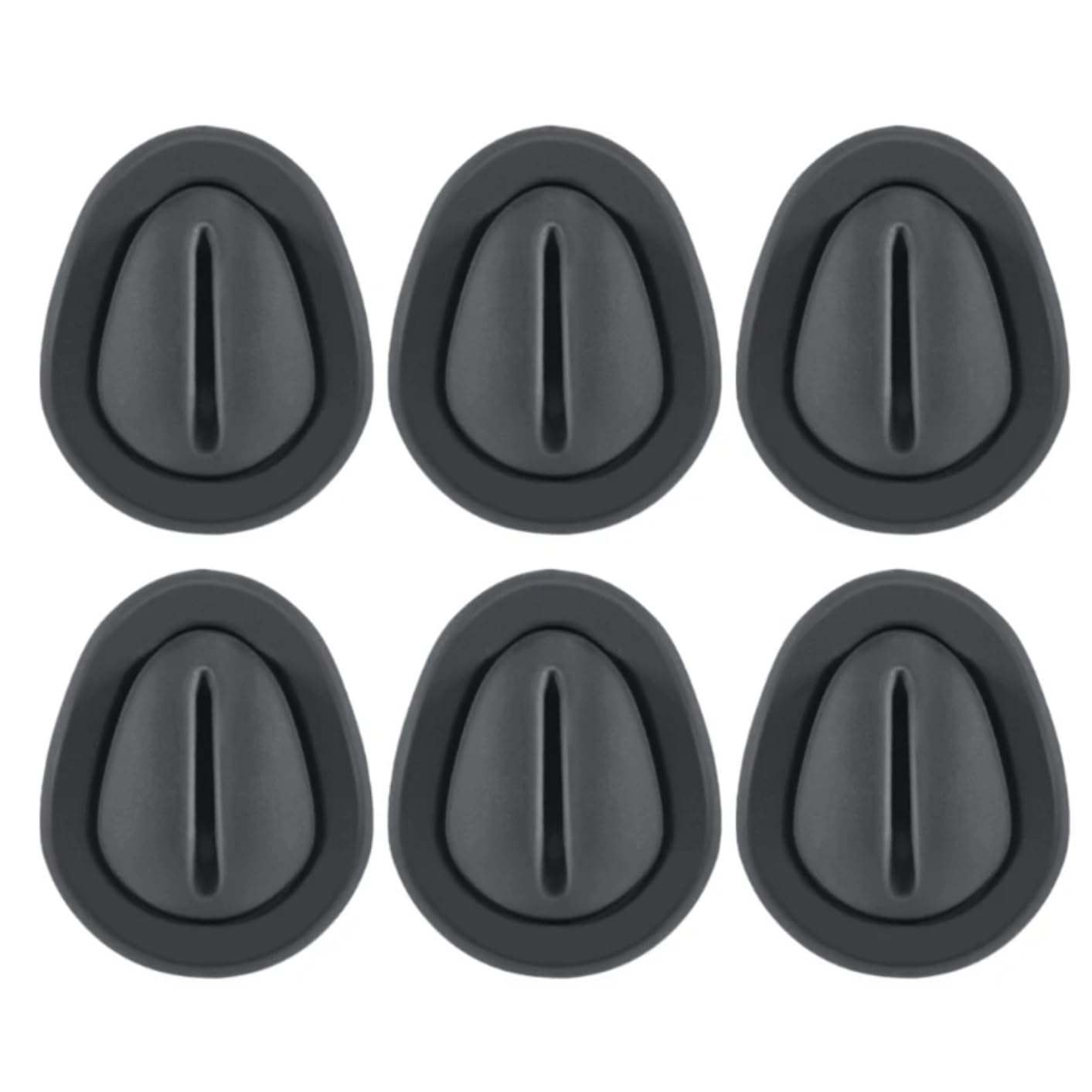 JJRFVBGT Getränkehalter Sicherer Getränkestabilisator Für Das Auto, Überlaufschutz, Silikon-Getränkehaltereinsätze, Praktischer Antikollisionsaufkleber, Geräuschreduzierung(Black,6pcs) von JJRFVBGT