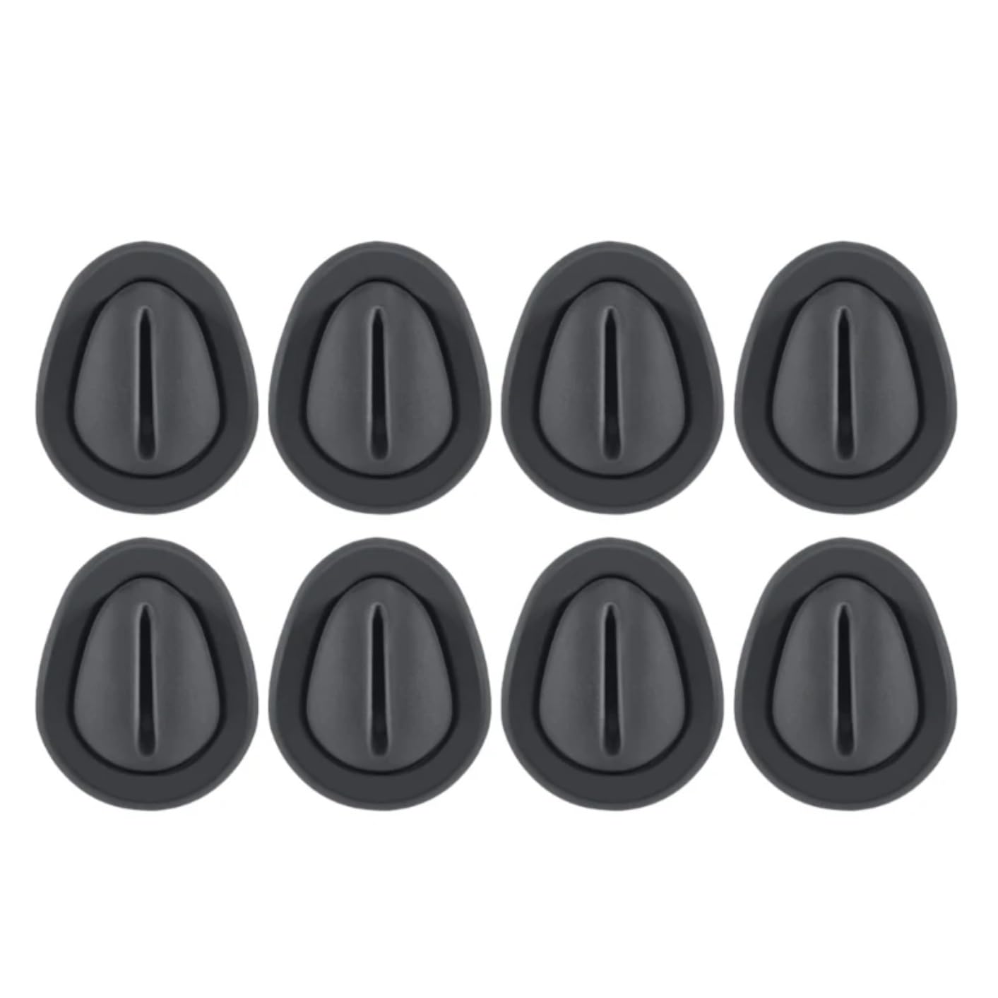 JJRFVBGT Getränkehalter Sicherer Getränkestabilisator Für Das Auto, Überlaufschutz, Silikon-Getränkehaltereinsätze, Praktischer Antikollisionsaufkleber, Geräuschreduzierung(Black,8pcs) von JJRFVBGT