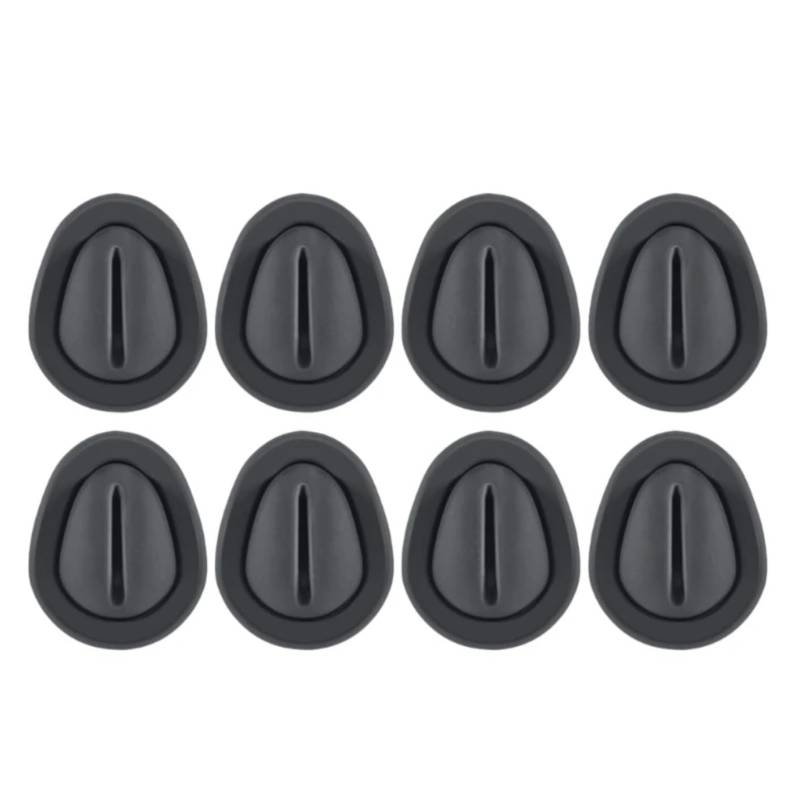 JJRFVBGT Getränkehalter Sicherer Getränkestabilisator Für Das Auto, Überlaufschutz, Silikon-Getränkehaltereinsätze, Praktischer Antikollisionsaufkleber, Geräuschreduzierung(Black,8pcs) von JJRFVBGT