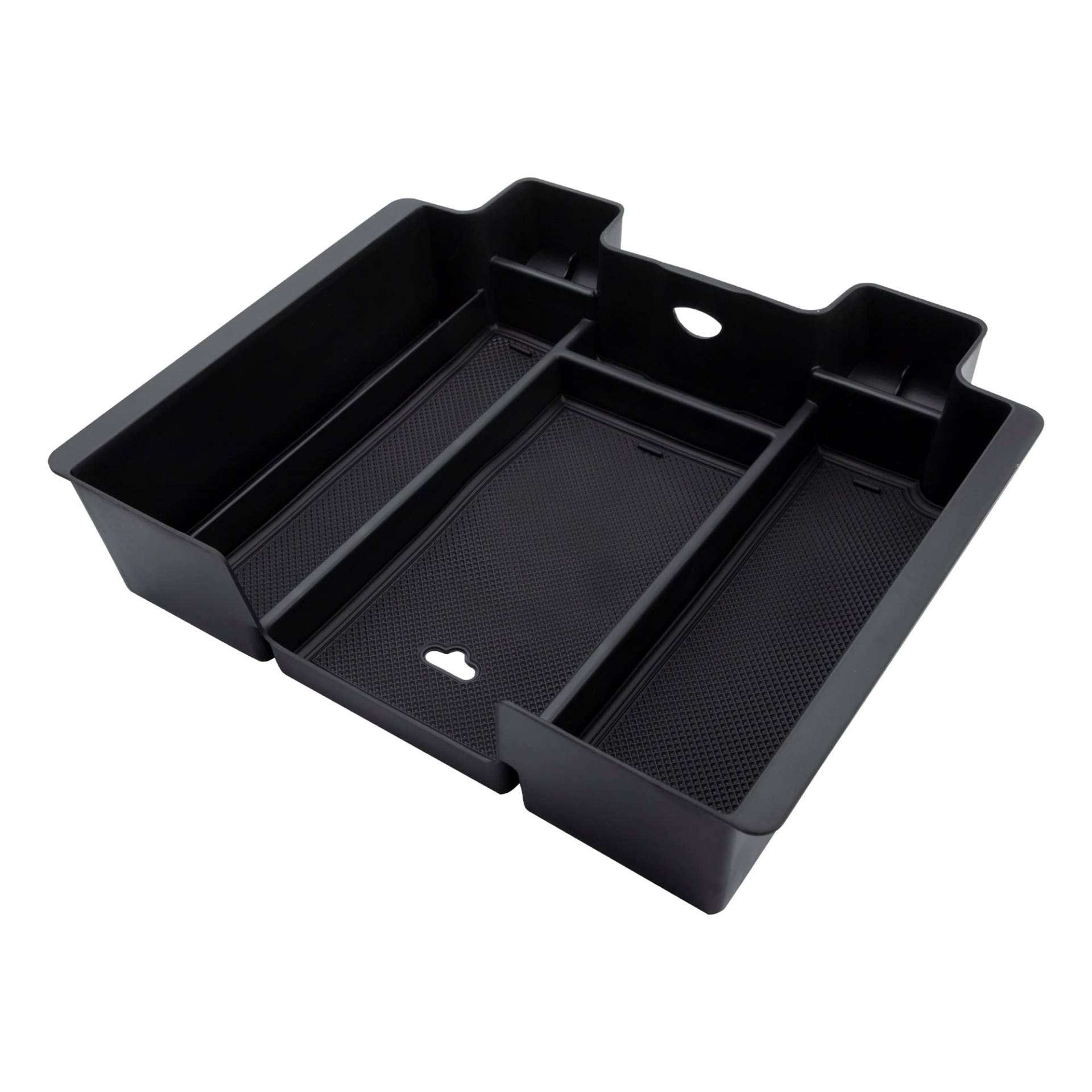 JJRFVBGT Kompatibel Mit Chevy Für Silverado 1500 2009-2014 2015 2016 2017 2018 2019 2020 2021 2022 Auto-Mittelkonsolen-Organizer-Fach Armlehnen-Aufbewahrungsbox Innenraum Auto Zentrale Steuerung Tray von JJRFVBGT