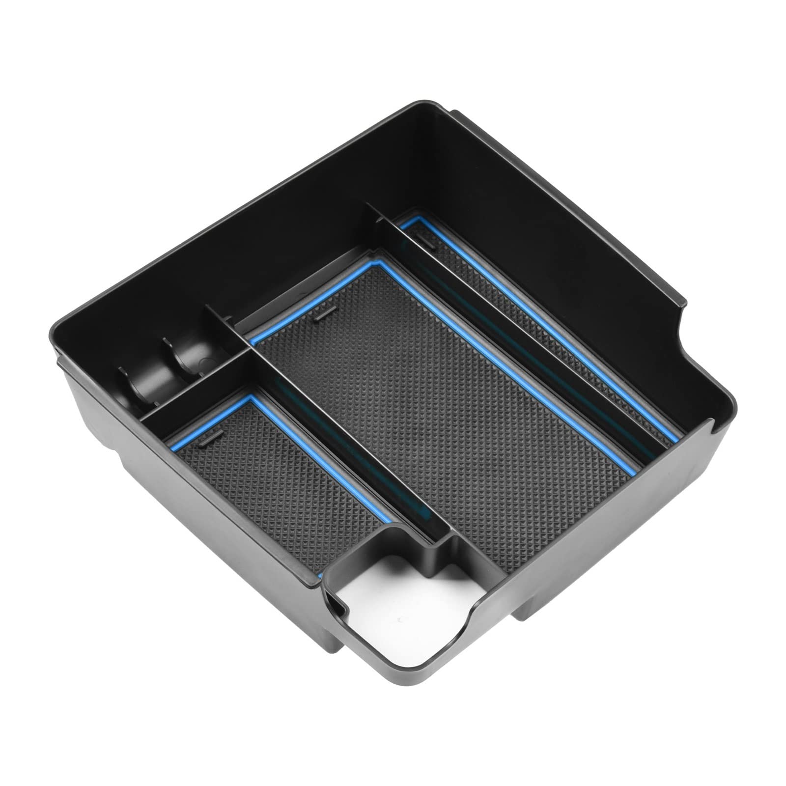 JJRFVBGT Kompatibel Mit Für Nissan Für Frontier 2022 2023 Auto Mittelkonsole Armlehne Box Ablagefach Organizer Innenaufräumen Zubehör Auto Zentrale Steuerung Tray(Blue) von JJRFVBGT