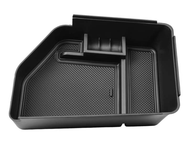 JJRFVBGT Kompatibel Mit K&ia Für EV6 2022 2023 Auto-Mittelkonsolen-Armlehnen-Aufbewahrungsbox-Organizer-Fach Innenausstattung Auto Zentrale Steuerung Tray(Black) von JJRFVBGT