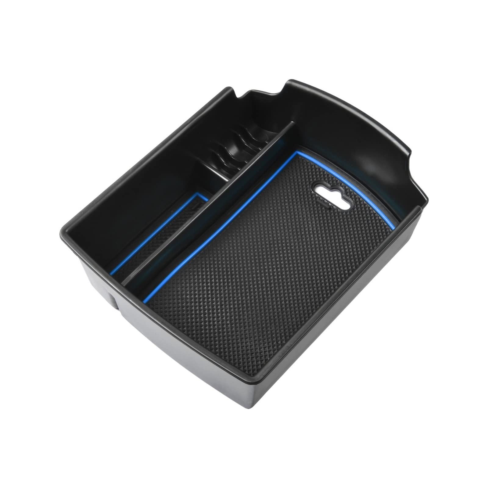 JJRFVBGT Kompatibel Mit K&ia Für Soul 2020 2021 2022 2023 Auto Center Console Organizer Tray Aufbewahrungsbox Sekundäre Armlehne Einsetzen Auto Zentrale Steuerung Tray(Blue) von JJRFVBGT