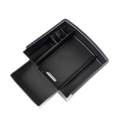 JJRFVBGT Kompatibel Mit Q5 8R 2009 2010 2011 2012 2013 2014 2015 2016 2017 2018 Auto Center Console Insert Tray Armlehnen-Aufbewahrungsbox Auto Zentrale Steuerung Tray von JJRFVBGT