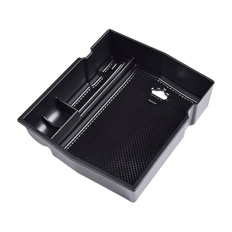 JJRFVBGT Kompatibel Mit Subaru Für Forester 2019 2020 2021 2022 2023 Auto Mittelkonsole Armlehne Aufbewahrungsbox Halter Innen Organizer Handschuhfach Auto Zentrale Steuerung Tray(Black) von JJRFVBGT