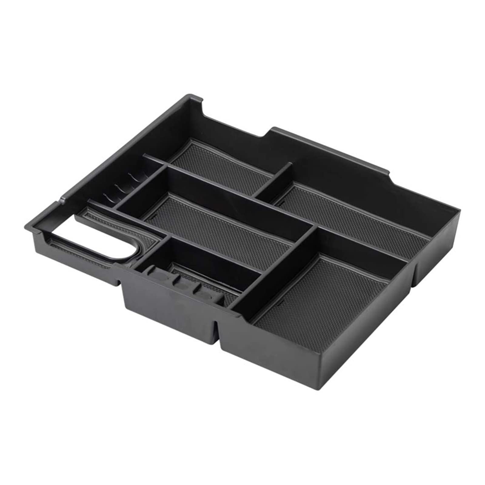 JJRFVBGT Kompatibel Mit Toyota Für Tundra 2014 2015 2016 2017 2018 2019 2020 Auto Mittelkonsole Armlehne Aufbewahrungsbox Organizer Container Autozubehör Auto Zentrale Steuerung Tray(Black) von JJRFVBGT