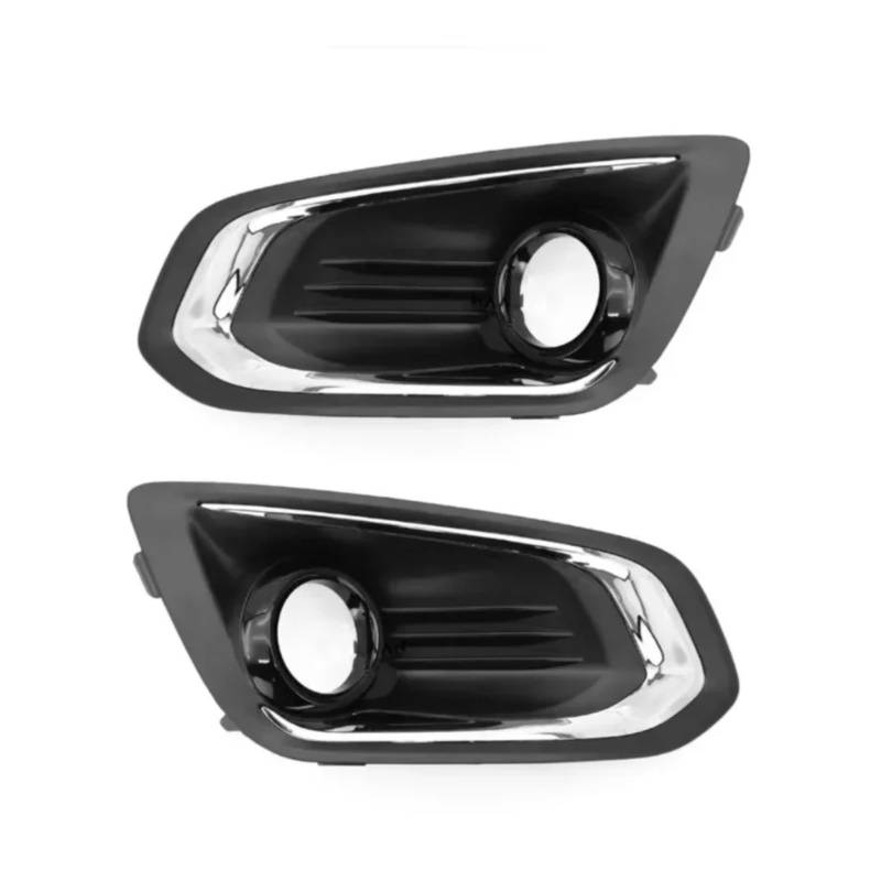 JJRFVBGT Nebelscheinwerfer Blende Kompatibel Mit Ford Für Escort 2015 2016 2017 2018 Nebel Licht Abdeckung Vent Auto Kühlergrill Auto Front Auto Driving Lampe Rahmen(2PCS Left and Right) von JJRFVBGT